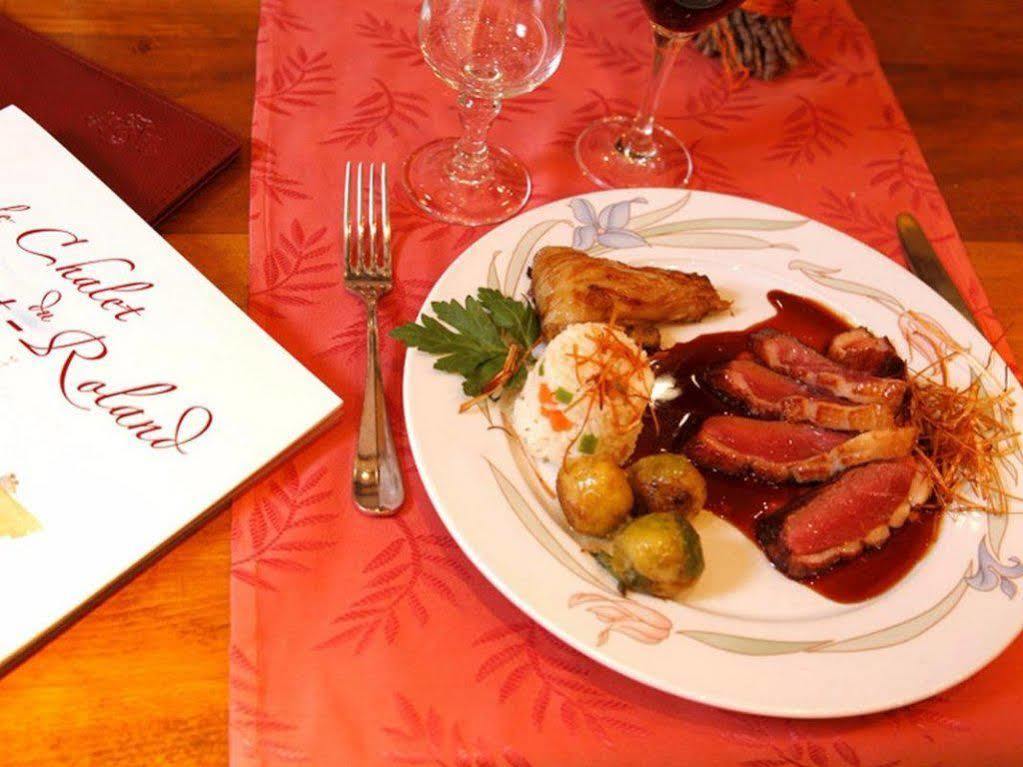Logis Hotel Restaurant Le Chalet Du Mont Roland サンパン エクステリア 写真